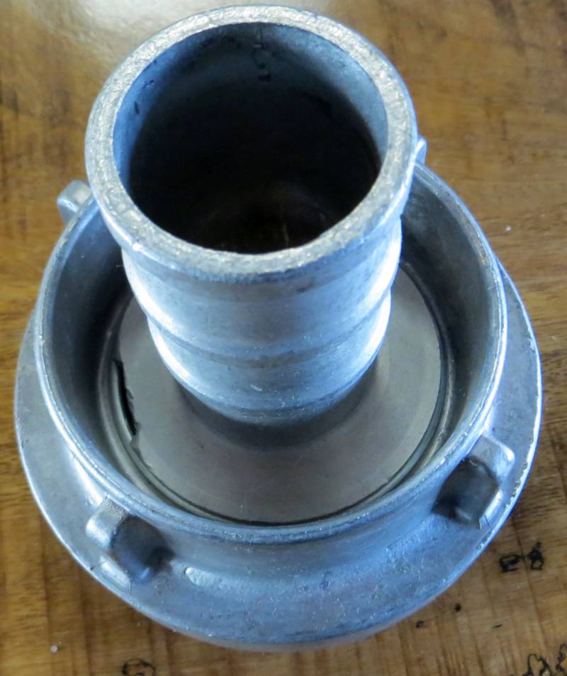 Storzkupplung C52 auf 50 mm Tülle Storzkupplung C52 auf 50 mm Tülle