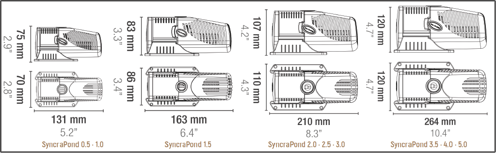 Syncra Pond 2.5  Fontänenpumpe
