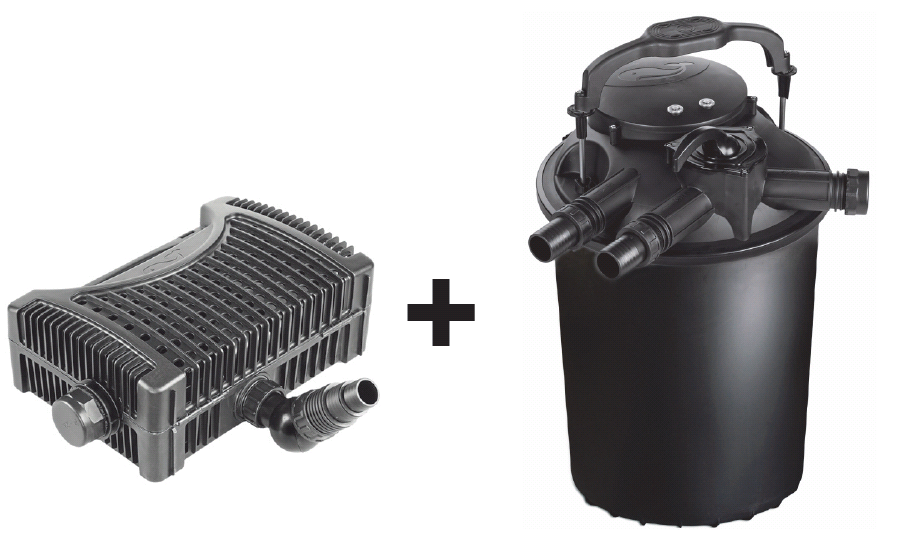 Druckfilter GR 100 SET mit Pumpe Druckfilter GR 100 SET mit Pumpe