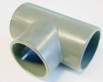 T-Stück 90 Grad 110 mm PVC T-Stück 90 Grad 110 mm PVC