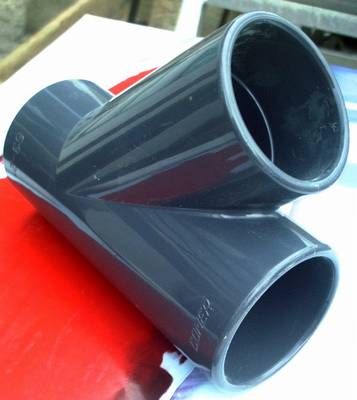 T-Stück 45 Grad 32 mm PVC T-Stück 45 Grad 32 mm PVC